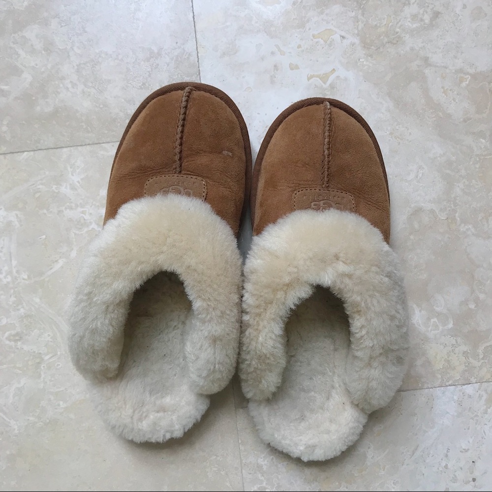 chestnut ugg slippers size 7